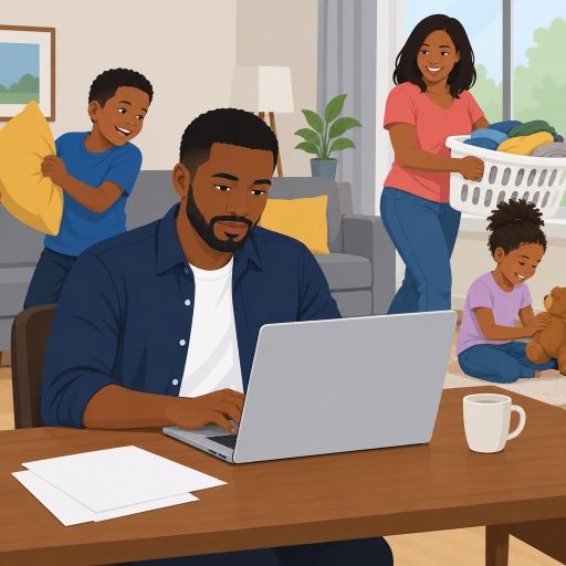 How To Work From Home With Family Pressure And Still Deliver